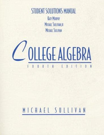 Tapa de College Algebra