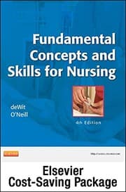 Tapa de Fundamental Concepts and Skills for Nursing - Text and Mosby's Nursing Video Skills