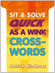Tapa de Sit & Solve® Quick as a Wink Crosswords