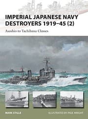 Tapa de Imperial Japanese Navy Destroyers 1919-45