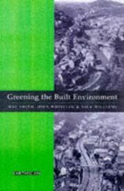 Tapa de Greening the built environment