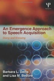 Tapa de An Emergence Approach to Speech Acquisition