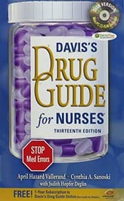 Tapa de Taber's Cyclopedic Medical Dictionary + Davis's Drug Guide for Nurses