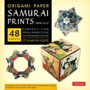 Tapa de Origami Paper - Samurai Prints - Small 6 3/4" - 48 Sheets : Tuttle Origami Paper : High-Quality Origami Sheets Printed with 8 Different Designs