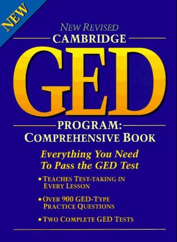 Tapa de New Revised Cambridge Ged Program Comprehensive Book