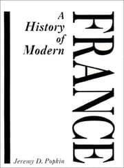 Tapa de A history of modern France
