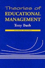 Tapa de Theories of educational management