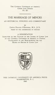 Tapa de The Marriages of Minors