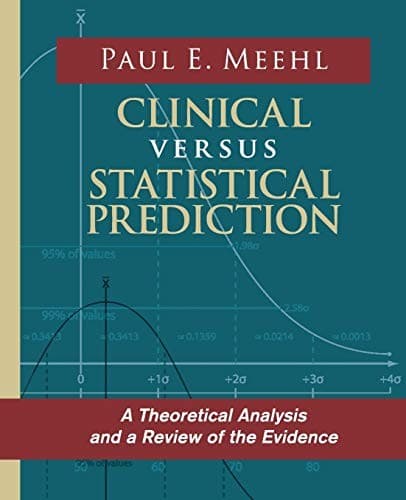 Tapa de Clinical Versus Statistical Prediction