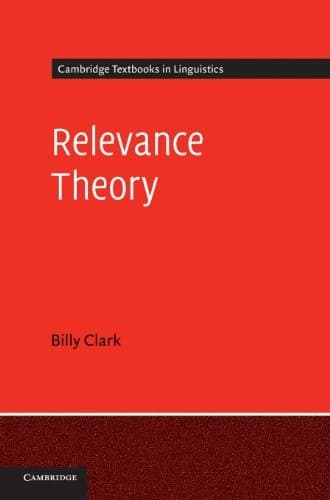 Tapa de Relevance Theory