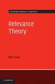 Tapa de Relevance Theory