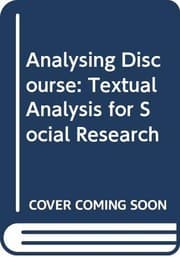 Tapa de Analysing Discourse