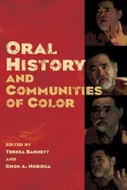 Tapa de Oral History and Communities of Color