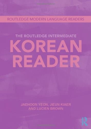 Tapa de The Routledge Intermediate Korean Reader