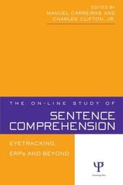 Tapa de The On-Line Study of Sentence Comprehension