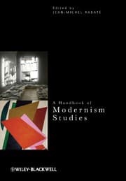 Tapa de A Handbook of Modernism Studies