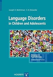 Tapa de Language Disorders in Children & Adolescents, in the series Advances in Psychotherapy, Evidence Based Practice