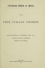 Tapa de The Free Italian Church