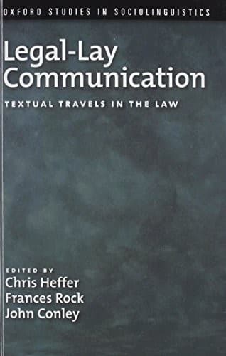 Tapa de Legal-Lay Communication
