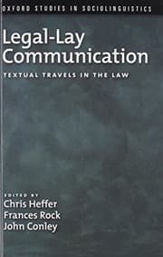 Tapa de Legal-Lay Communication