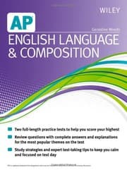 Tapa de Wiley AP English Language and Composition