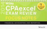 Tapa de Wiley CPAexcel Exam Review 2014 Focus Notes, 4 Volume Set