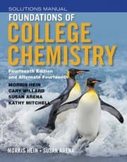 Tapa de Foundations of College Chemistry, Student Solutions Manual