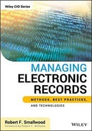 Tapa de Managing Electronic Records