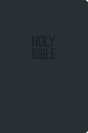 Tapa de KJV, Reference Bible, Personal Size, Giant Print, Imitation Leather, Black, Red Letter Edition