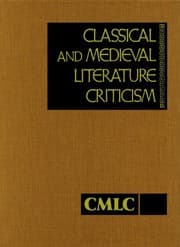 Tapa de Classical and Medieval Literature Criticism