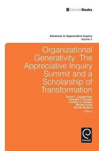 Tapa de Organizational Generativity