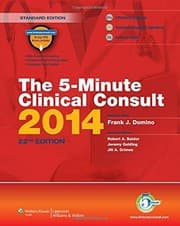 Tapa de The 5-Minute Clinical Consult 2014, Standard Edition