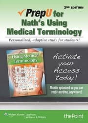 Tapa de PrepU for Nath's Using Medical Terminology