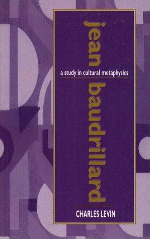 Tapa de Jean Baudrillard