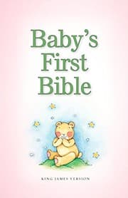 Tapa de KJV, Baby's First Bible, Hardcover, Pink