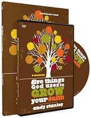 Tapa de Five Things God Uses to Grow Your Faith Participant's Guide with DVD