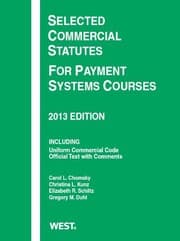 Tapa de Selected Commercial Statutes For Payment Systems Courses