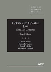 Tapa de Ocean and Coastal Law, Cases and Materials, 4th