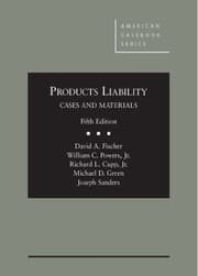 Tapa de Products Liability, Cases and Materials, 5th