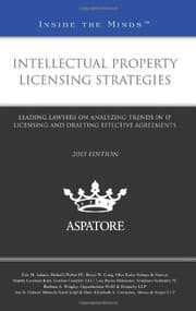 Tapa de Intellectual Property Licensing Strategies, 2013 ed.