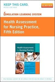 Tapa de Simulation Learning System for Health Assessment for Nursing Practice