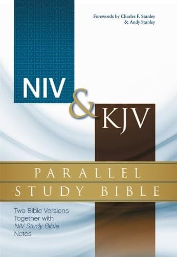 Tapa de NIV, KJV, Parallel Study Bible, Hardcover