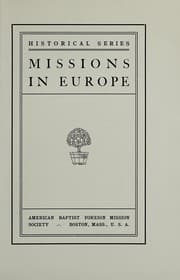Tapa de Missions in Europe
