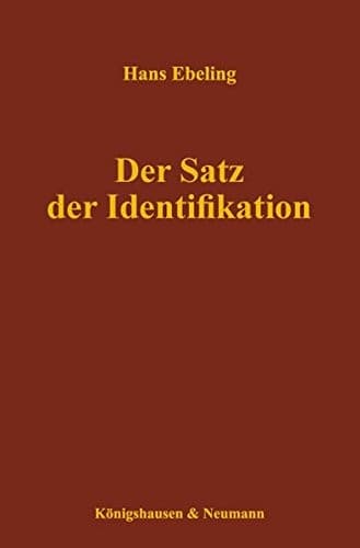 Tapa de Der Satz der Identifikation