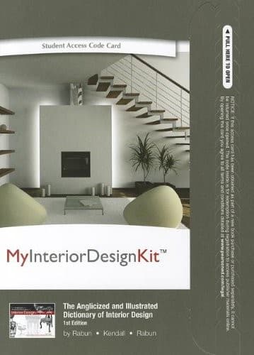 Tapa de MyInteriorDesignKit -- Access Code -- for The Anglicized and Illustrated Dictionary of Interior Design