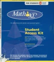Tapa de MathXL Printed Access Code