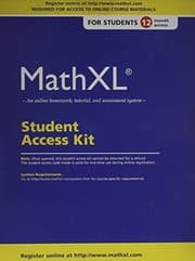 Tapa de MathXL -- Standalone Access Card