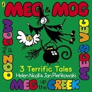 Tapa de Meg and Mog Three Terrific Tales