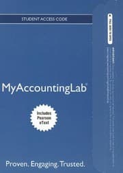 Tapa de NEW MyAccountingLab with Pearson eText -- Access Card -- for Managerial Accounting