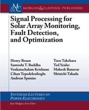 Tapa de Signal Processing for Solar Array Monitoring, Fault Detection, and Optimization